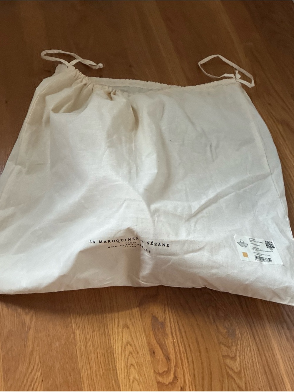 Sezane Justine basket bag natural raffia - Picture 10 of 11